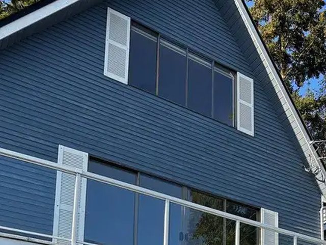 Exterior house after painting